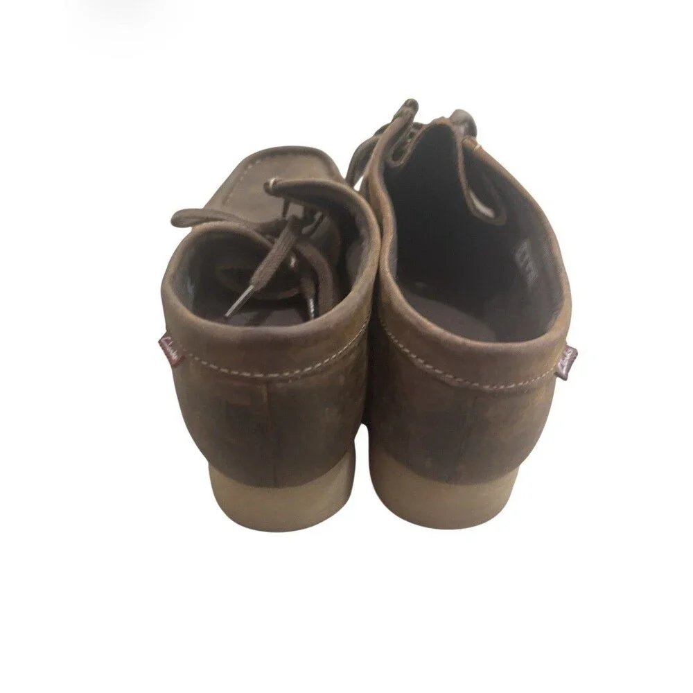 NEW Clarks Women’s Padmora Brown Leather Wallabee Moccasins Size 8